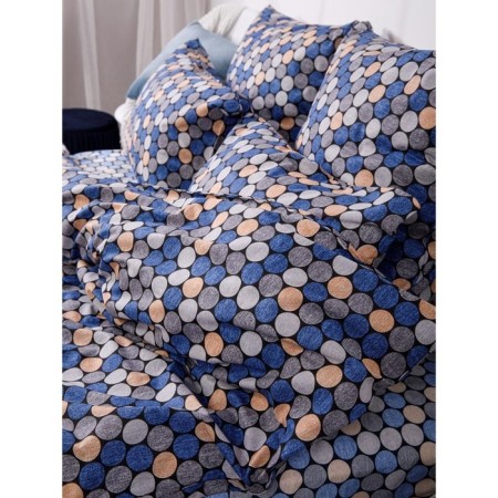 Bed linen duet "Mosaic", size 220x240 cm, 145x215 cm - 2 pcs, 70x70 cm - 2 pcs-3