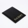 Cover for passport, black color