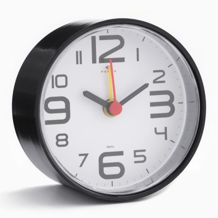 Clock - alarm clock "Classics", discrete move, 8 x 8 cm, aa-1