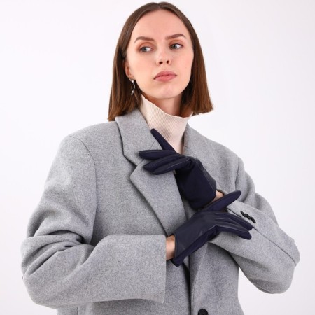 Gloves are female, dimensionless, without insulation, blue color-3