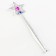 Colored strand for hair with a magic wand "Be princess", set of 2 items