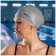 Hat of swimming adult Onlytop, silicone, girth 54-60 cm, Mix color