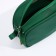 Bag Cross-Bodi with a zipper, green color