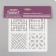 Tile stencil 15x15 cm
