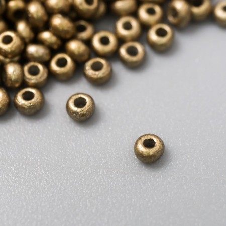 Glass beads 11/0 "metallic. Bronze" 10 g