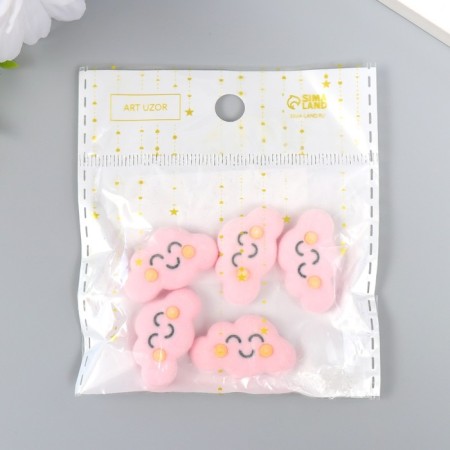 Decor for creativity velvet spraying "Cloud-Smail" 0.6x1.5x2.7 cm-3