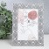 Photo frame plastic 10x15 cm "waves" white with black 18.3x13.5 cm