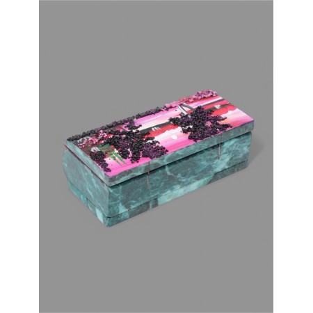 Casket "Night" 15x7x5.5 cm, stone baby, coil-22