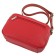 Women's bag B2826-77140, red color, genuine leather, 20x7x14 cm