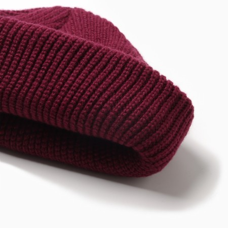 Women's hat minku, burgundy color, rr 56-58-4