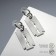 Earrings "Maximum" blade, color silver