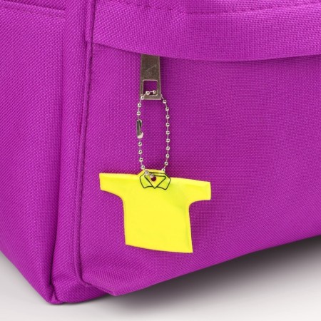Reflective element "T -shirt", bilateral, 6 × 4.3 cm, yellow color-1