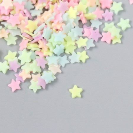 Decor for creativity Plastic "Stars" 10 g mix 0.5x0.5 cm-1