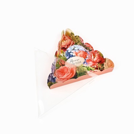 Box for confectionery products with PVC “only for you”, 18 x 3 cm-3