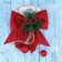 New Year's decoration "Balt with decor" 16x18.5 cm, red