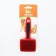 Pucker-plastic soft with rounded teeth, small, 6 x 13.5 cm, black-red