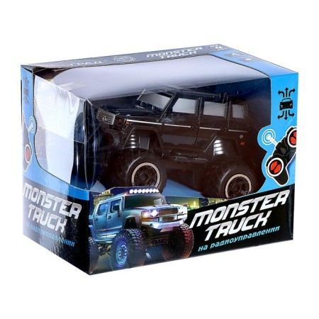 Radio -controlled "SUV", works on batteries, black color-7