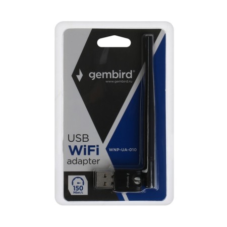 Adapter Wi-Fi Gebird WNP-UA-010, 150 MBPS, USB, antenna, black-3