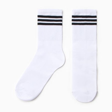 Women's socks, white color, size 25