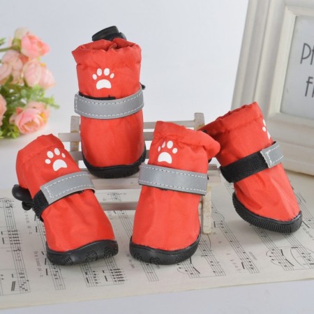 Tall shoes "walk", set 4 pcs, size 1, red-7