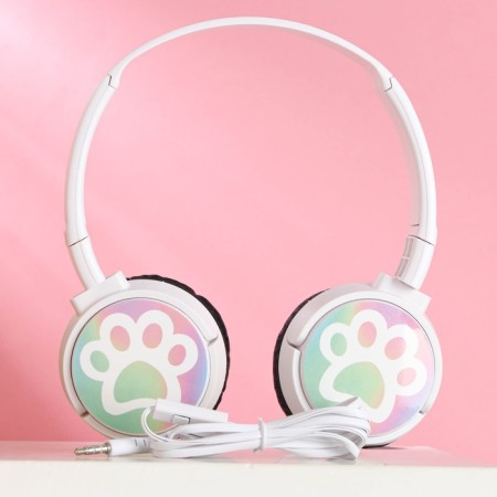 New Year's headphones, invoices "Happy Year", with a microphone-3