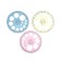 Transporter 12 cm, 360 °, with circles, tinted, mix