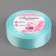 Satin ribbon "Golshek", 25 mm × 23 ± 1 m, blue color No. 103