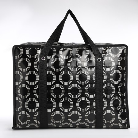 Lightning bag on a zipper, 35 liters, black color-1