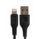 D -01L cable, Lightning - USB, 2.4 A, 1 m, black