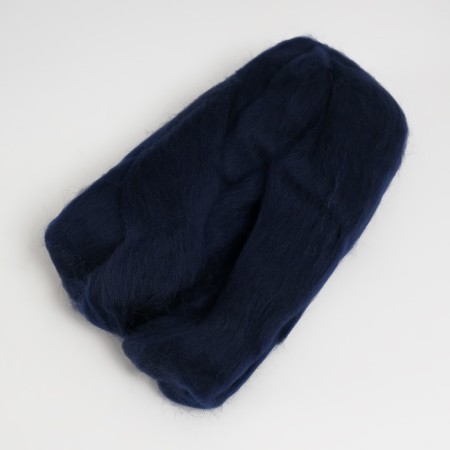 Fasting wool 100% half -toned wool 50 g (173, blue)-1