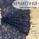 Lace elastic fabric, 180 mm × 2.7 ± 0.5 m, blue color