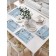 A set of napkins for setting the table “Verkhny branch on wooden boards”, rectangular, size 32x46 cm, 4 pcs