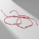 Bracelet-reinforcing "Red thread" set 2 pcs., Shell, white color
