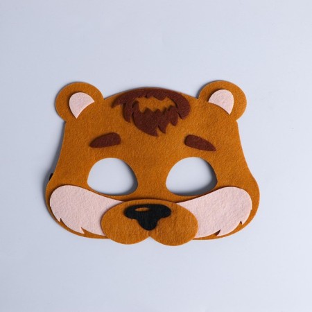 Carnival mask "Bear" felt-1