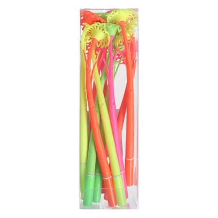 Flower pen, gel "flower", joke, mix-3