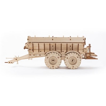 Wooden 3D designer "Trailer for the Kirovets K-7M tractor"-8