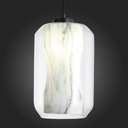STL LUCE Sus. SL1169.103.01. Marmo. 1x40 W, E27, 20x20x32 cm, black color-7