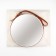 Wall mirror "entourage", D mirror surface 28.5 cm, golden/black color