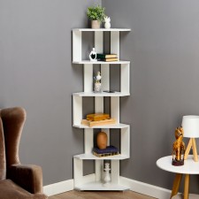 Corner rack 380x380x1563 cm, white