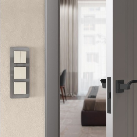 Switch W11110162, single -circuit, with backlight, ivori matte-2