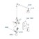 The shower system wasserkraft a16190, built -in, tropical shower, shower, chromium