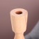 Candlestick, model No. 12, 9 x 25 cm, beech