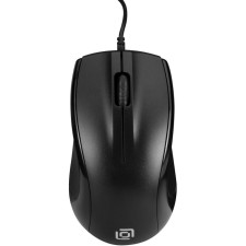 Мышь Оклик 185V2 черный оптическая (1200dpi) USB для ноутбука (3but)
