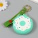 A keychain wallet with a carbine, strap Silicon "Donut" 3.5x8.5x8.5 cm