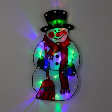 LED figure "Snowman" 23 × 43 cm, plastic, 220 V, glow of multi (RG/RB)