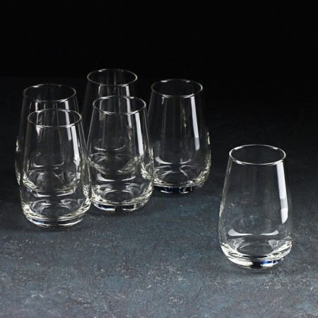 A set of high glass glasses "Sir de Cognac", 350 ml, 6 pcs-1
