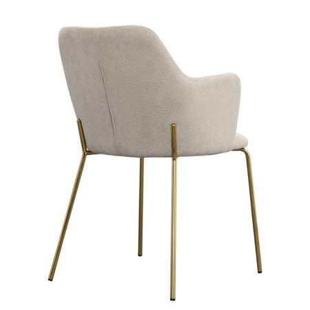 Dwight chair, 510 × 550 × 860 mm, textured Shenill, color light-4