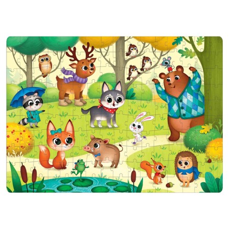 Children's puzzle "on the forest edge", 160 elements-1