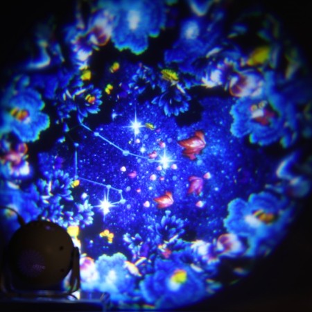 Light device "Cosmos", 11 cm, 6 cartridges, glow RGB, 5 V-1