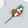 Decor for creativity "Frigs ate with snow and bump" 13 cm